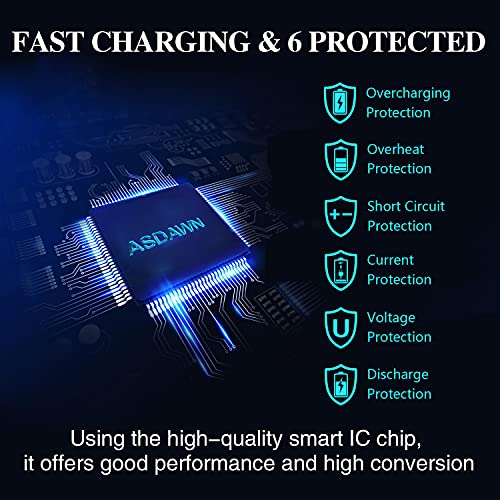ASDAWN 4000mAh Battery for iPhone 6 (Not for 6s/ 6 Plus/ 6s Plus), Upgraded Higher Capacity iPhone 6 Battery Replacement for A1549 A1586 A1589 A1522 A1524 A1593 with Professional Tools - size: 6, 4000mAh, style: 6