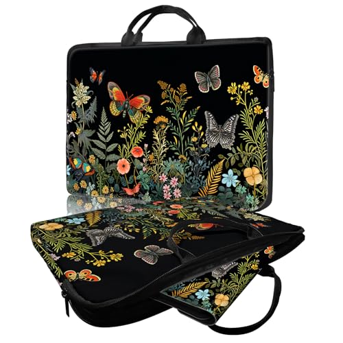 Laptop Bag,14 15 15.6 inch Laptop Case Sleeve,Computer Sleeve with Handle for Women Men,Carrying Case for MacBook,Dell,Lenovo,Notebook Computer,Butterfly Plant - color: Butterfly Plant