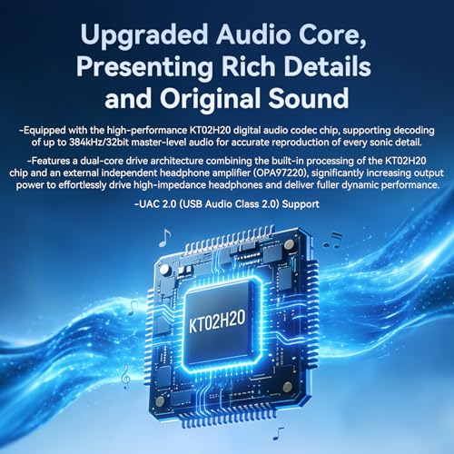 2026 Latest KBEAR TC06 USB C DAC with Headphone Amplifier, Portable Mini DAC Amp with 3.5mm 4.4mm Output, HIFI Hi-Res USB C to 3.5mm Audio Adapter for KZ ZS10 PRO IEM,Work with PC/Laptop/Phone(Silver)