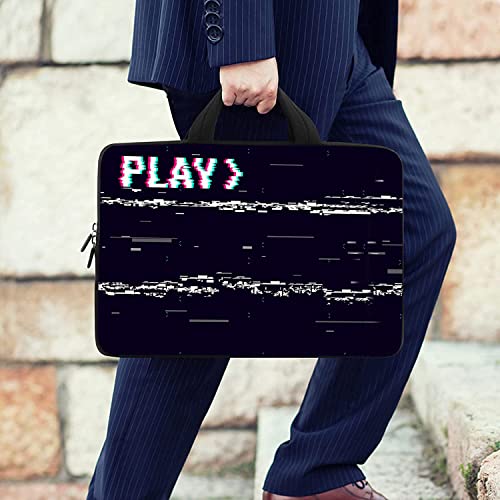 17 inch Laptop Shoulder Bag Carrying Case with Handle Fits 15.6/16/17/17.3/17.4 inch Laptop Notebook (16-17.3 inch, PLAYS) - color: Plays