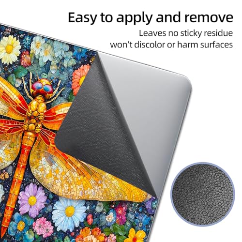 Universal Laptop Skin Sticker Decal, 12"-15.6" Aesthetic Vinyl Wrap, Mosaic Dragonfly Waterproof Notebook Cover Art Protector for MacBook HP Dell Lenovo, Fits 13" 14" 15" 15.6" - color: Mosaic Dragonfly