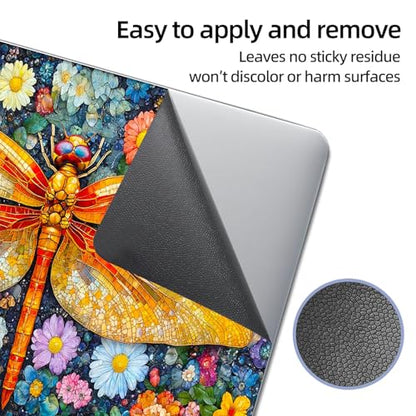 Universal Laptop Skin Sticker Decal, 12"-15.6" Aesthetic Vinyl Wrap, Mosaic Dragonfly Waterproof Notebook Cover Art Protector for MacBook HP Dell Lenovo, Fits 13" 14" 15" 15.6" - color: Mosaic Dragonfly