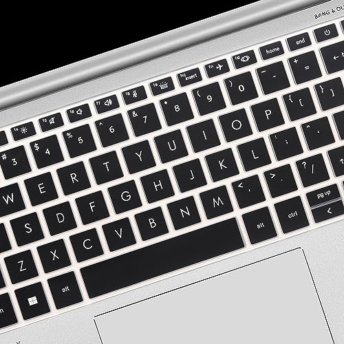 Keyboard Cover for HP EliteBook 830 835 840 845 1040 G9 G10 2025 2024 2023 2022 13.3 14 inch Laptop Accessories Keyboard Protective Skin (Not fit The 830/840/845/1040 G11 G8 G7 G6 G5 G4 G3)-Black - color: Black