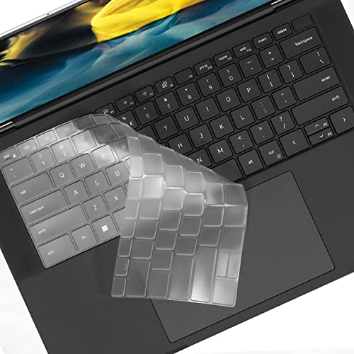 Keyboard Cover for 2025-2022 Dell XPS 15 9500 9510 9520 9530 15.6 Inch & XPS 17 9720 9700 9710 9730 17 Inch & DELL Precision 5770 5570 5760 5560 15.6" 17.3" US Layout Keyboard Protective Skin-TPU - color: TPU