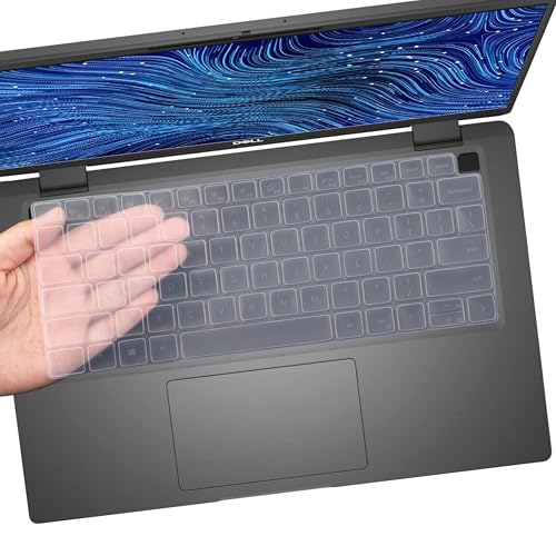Keyboard Cover for Dell Latitude 3000 3340 13.3"(2023), Dell Latitude 5320 5330 5340 5350 13.3, Dell Latitude 7320 7330 7340 7350 13.3", Dell Latitude 7340 13.3" Laptop Keyboard Protective Skin-Clear - color: Clear