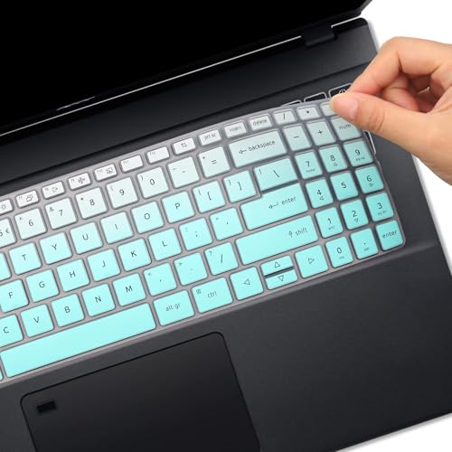 Keyboard Cover for 15.6" Acer Aspire Vero 15AV15-53P-52PG, Aspire 15 A15-41M/51M/61M, Aspire 5 A515-57 A515-57G A515-57-53T2/56UV/51WN/73L5/75RH 15.6 (Not Fit The Older Aspire AV15-51 A515-46~A515-56) - color: Ombremint