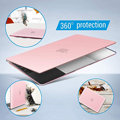 IBENZER Compatible with MacBook 12 Inch Case, Hard Shell Case Cover for Mac 12’’ with Retina Display Model A1534 (Version 2020 2019 2018 2017 2016 2015), Sakura Pink, MM12SKPK - color: Sakura Pink