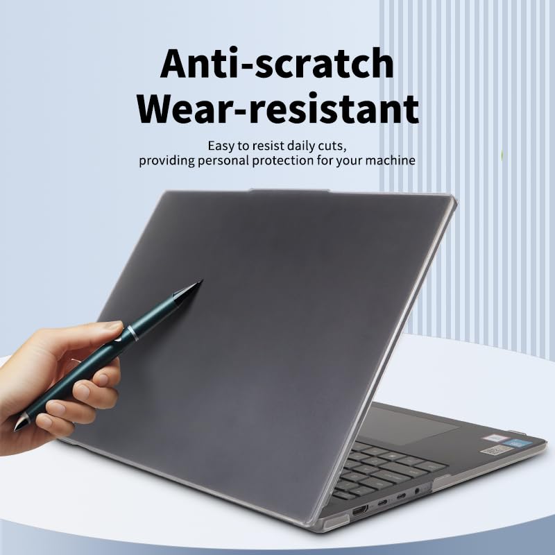 Laptop Case Set for 2026/2025 IdeaPad Slim 5a / 5i (16'', Gen 10/11) Scratch-Resistant & Drop-Resistant Hard Shell Frosted Transparent Protective Cover + Keyboard Cover + Screen Film