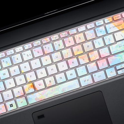 Keyboard Cover for Acer Aspire 3 A315-24P-R7VH A315-24PT A315-510, Aspire 5 A515-58GM/58M/58MT/58PT A515-57G A515-57G-58R7/53T2/56UV/51WN A515-57-73L5/75RH 15.6" (Not Fit A515-46~A515-56)-Dazzle - color: Color