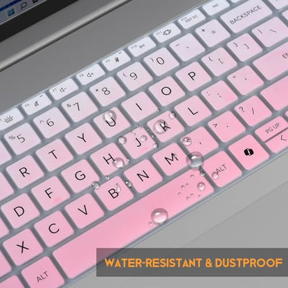 Keyboard Cover for 2026 2025 2024 HP EliteBook 660/665 G11 16 inch, ProBook 460/465 G11 16-in, HP ProBook 4 G1ah 16" Laptop Protective Skin(NOT FIT HP EliteBook 660 665 G8/G9/G10) -Ombre Pink - color: Ombre Pink