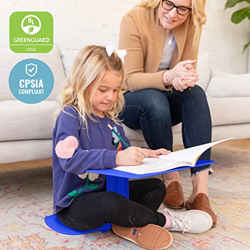 ECR4Kids The Surf Portable Activity Lap Desk, Classroom Essentials, Black - color: Black, style: Surf Seat