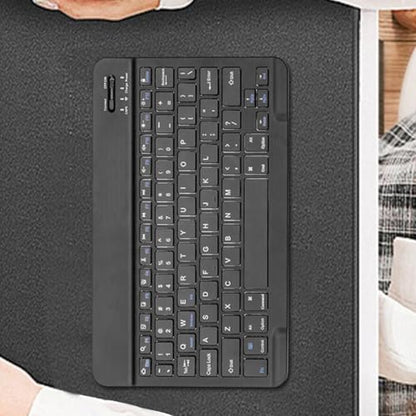 Rechargeable Keyboard Wireless Ergonomic Compact Wireless Lightweight | Ultra Slim Compact Keyboard for Smartphones Tablet Laptop PC - color: Black