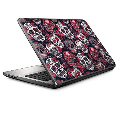 It's A Skin 15.6 inch Laptop Notebook Skin Vinyl Sticker Cover Decal Universal fit for 15.6" (May Require Trimming) HP Lenovo Apple Mac Dell Compaq Asus Acer/Sugar Skulls Red Black Dia de Los