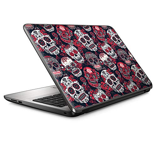 It's A Skin 15.6 inch Laptop Notebook Skin Vinyl Sticker Cover Decal Universal fit for 15.6" (May Require Trimming) HP Lenovo Apple Mac Dell Compaq Asus Acer/Sugar Skulls Red Black Dia de Los