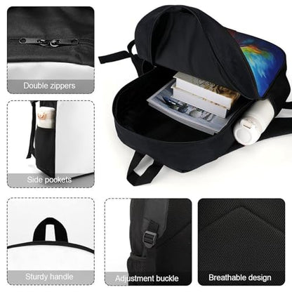 17 Inch Tree Laptop Backpack for Men Women Waterproof Lightweight Travel Backpack Commuter Bag Large Capacity Casual Daypack for Business Trip & Outdoor