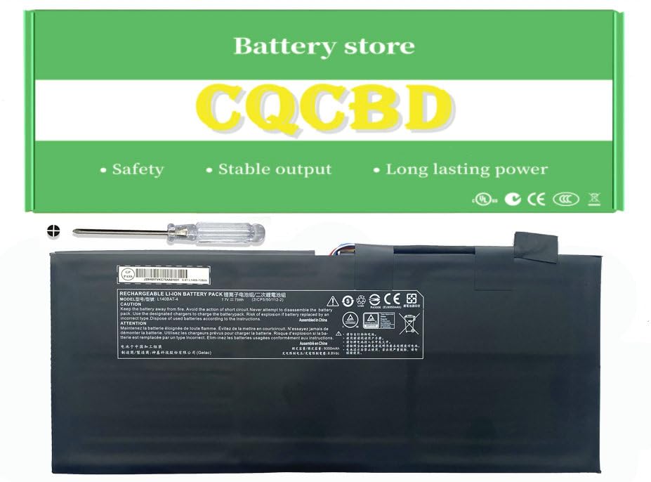 L140BAT-4 6-87-L140S-72B01 Laptop Battery for Clevo L140CU L141CU L140MU L141MU Hyperbook L14 Ultra Schenker VIA 14 Late 2020 Work 17 E21 E22 Tiger Lake System76 Lemur Pro 14 2020 2021 2022