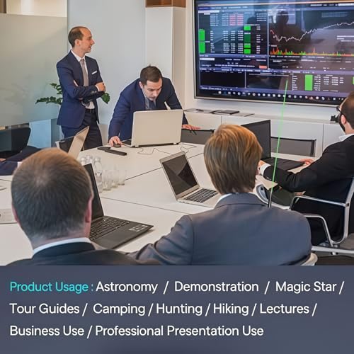 Green Laser Alignment Tool, Class 2 Compliant Indicator for Office Presentations, Training Sessions & Site Measurement (Grey)