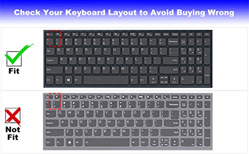 MUBUY Keyboard Cover for Lenovo IdeaPad 3 15 15.6 17.3 |Lenovo Yoga C740 C940 15.6 |Lenovo Ideapad 320 330 330s 340s 520 S540 720s 130 S145 L340 S340 V330 V130 |ThinkBook 15 -Mint Green - color: MintGreen