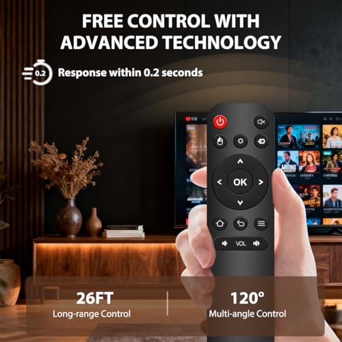 Universal USB Remote Control, Plug & Play Media Remote for PC, Laptop, Smart TV, Windows, Mac, HTPC, PowerPoint Presentation, Music & Video Playback