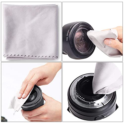 Camera Lens Cleaning Kit - Computer Camera Cleaning Kit, Microfiber Cloths, Sensor Brush, Keyboard Dust Blower | Photography Maintenance Tool for DSLR Mirrorless Laptop Props Screen Care
