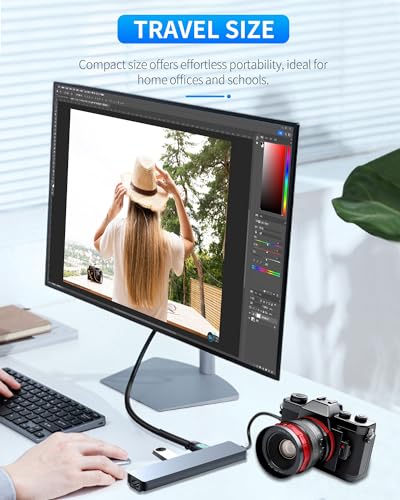 8 in 1 USB C Docking Station - 4K HDMI, 100W PD, 3 5Gbps Data Ports, TF/SD Card Reader, USB Hub for Laptop, MacBook Pro/Air/Mac/Dell/HP/ASUS/Acer/Steam Deck - style: 8 in 1 USB C Docking Station