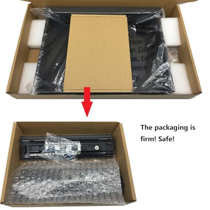 Under Desk Mounted Sliding Pull-out Drawer, W 15.3" x D 8.8" Storage Organizer for Sit Stand Workstation, Metal, Black (Medium) - size: 1TierMedium
