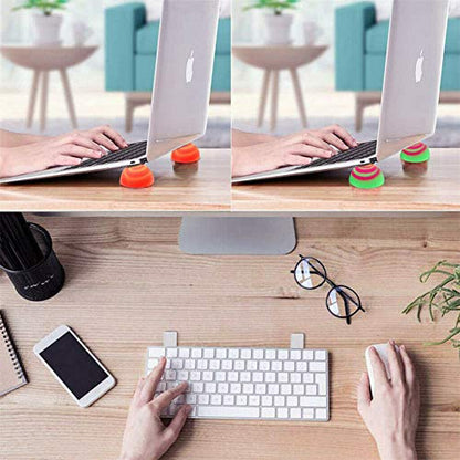 Arinda Laptop Cooling Pads Ball Cooler Universal Practical Notebook Skidproof Ball - color: Black