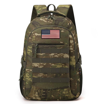 18 Inch Jungle Camo Teen School Backpack, 35L Water Resistant Large Capacity Bookbag with Luggage Strap, Daypack for Boys Girls School Daily Travel, Jungle Camouflage - color: Camo Backpack Single Pack-2