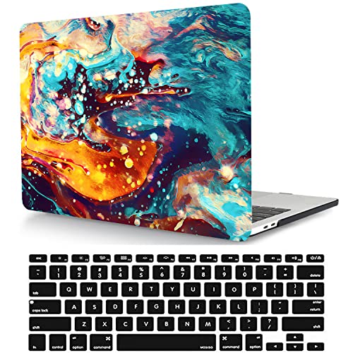 Laptop Case Compatible with Old Version MacBook Pro 13 Inch Case 2012 2011 2010 2009 2008 Release Model A1278 with CD-ROM, Plastic Hard Shell Case Cover & Keyboard Cover Skin - Colorful - color: CH142 Colorful, size: Pro 13" w/CD-ROM 2008-2012(A1278)