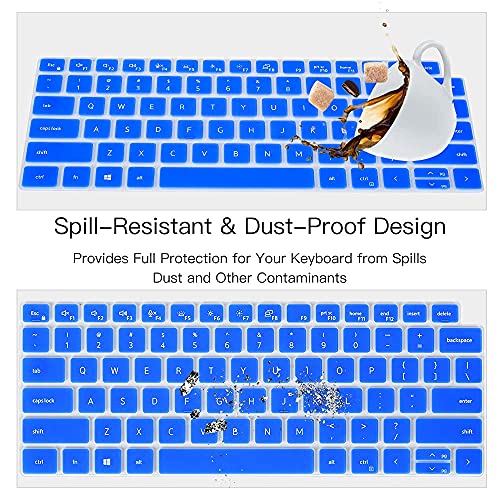 Keyboard Cover Skin for Dell Latitude 3440 5440 5430 5431 5420 14", Dell Latitude 14" 7440 7430 7420 7410, Dell Latitude 14" 9420 9430, Dell Latitude 9520 9510 7520 15.6" Keyboard Skin Protector, Blue - color: Blue