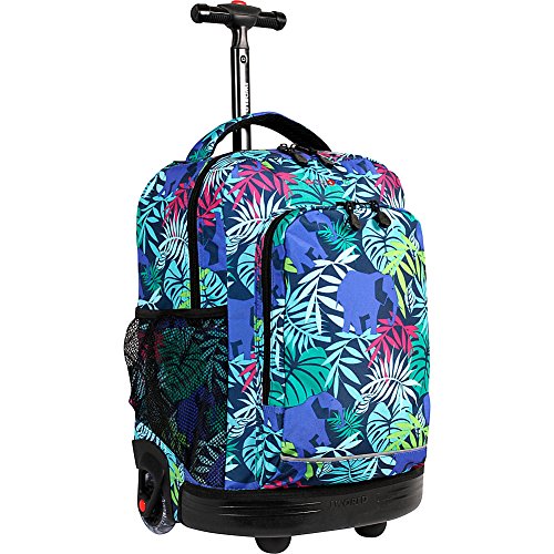 J World New York Sunny Rolling Backpack for Kids and Adults, Savanna, One Size - color: Savanna