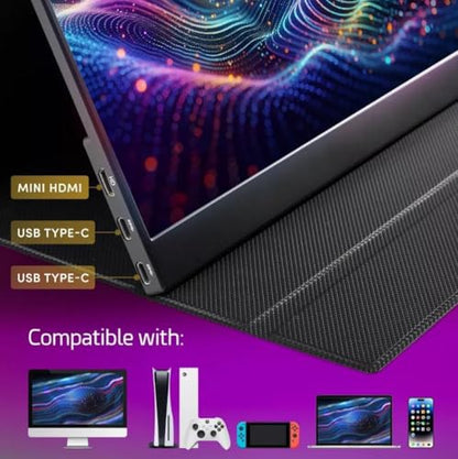 G70-T 1920 x 1080 15.6" 1080P Portable Monitor - IPS, Built-in Speakers, 60Hz, HDMI & USB-C