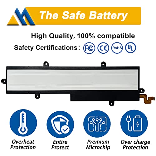 64.64Wh EB-BT670ABA EB-BT670ABE Laptop Battery Compatible with Samsung Galaxy View 18.4" SM-T670 Series AA2HC15BS AA2GB07BS AA2GA26BS AA2GC05BS AA2GB07B AA1G907KS AA1GA02BS AA2GC16BS 11.34V - size: 10.16*1.97*0.33 inch EB-BT670ABA