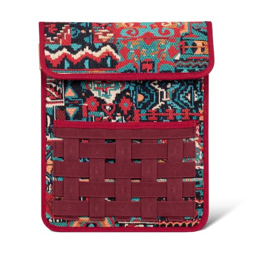 Gexmil Laptop Sleeve 16 inch, 15-15.6 Inch Laptop Cover Compatible with MacBook Pro 16 M4 M3 M2 M1, HP Acer Dell Lenovo ASUS Notebook, Computer Sleeve Bag with Pocket,Red Painting - color: Red Canvas, size: 16 Inch