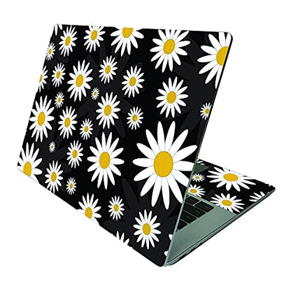 MightySkins Skin Compatible With Microsoft Surface Laptop 4 15” - Daisies | Protective, Durable, and Unique Vinyl Decal wrap cover | Easy To Apply, Remove, and Change Styles | Made in the USA - color: Daisies