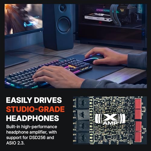 Creative Sound Blaster AE-X Hi-Res PCIe Sound Card for PC | Hi-Res, PCIe Sound Card, 32-bit/384kHz, Hi-Res Audio, PC Audio, Desktop App Support