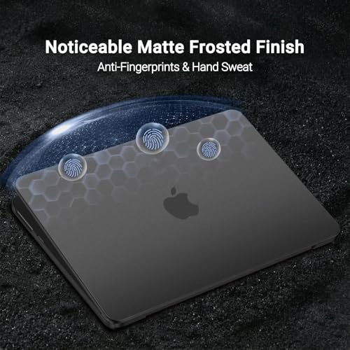 MOSISO Compatible with MacBook Neo Case 13 inch 2026 A3404 A18 Pro Chip | 4 in 1 Kit Ultra-Thin Exact-Fit Scratches&Fingerprints Resistant Protective Hard Shell Matte Case Cover, Black Clear - color: Black Clear