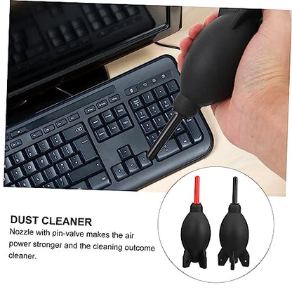 Lurrose 2Pcs Camera Air Blower Portable Lens Air Blower for DSLR Camera Lens Keyboard Computer Laptop and Phone Dust Removal Ergonomic Handheld Duster for Cleaning