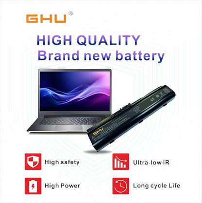 GHU HSTNN-IB42 Laptop Battery Replacement for HP Pavilion DV2000 DV6000 DV6700 DV6500 DV2500 DV2700 V6000, Compatible with 411462-141 441425-001