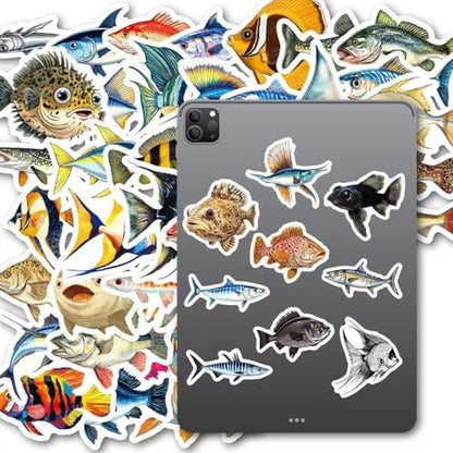 200 Pcs Cute Animal Stickers Bulk for Kids,Girls,Boys,Teens Adults.Waterproof Vinyl Kawaii Sticker Pack for Water Bottle Laptop, Phone.Teacher Reward Kids Stickers in Wild/Farm/Dinosaurs/Fish - color: Wild+farm+dinosaurs+fish
