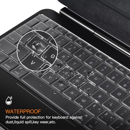 CaseBuy Premium Keyboard Cover Ultra Thin for 2026 Magic Keyboard(iPad Air 11 M4 M3 & Pro 11 M5 M4), Magic Keyboard Folio(iPad A16 & iPad 10th Gen), iPad Pro 11-in Protector Skin Accessories - size: iPad Pro 11" M4 M5 (2024 2025)/Air 11 M3(2025)