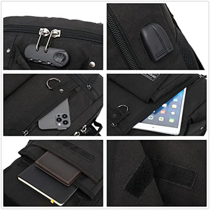 Water-Resistant Sling Bag for Hiking: 98% dry 10min light rain | 98% device dryness after 10min light rain, Ideal for urban commuters caught in sudden showers, use water-resistant fabric