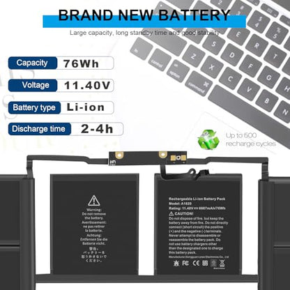 ASUNCELL A1707 A1820 Battery for MacBook Pro 15 inch 2016 2017 Touch Bar Version Model A1707 EMC 3162 3072 Identifier MacBookPro13,3 & MacBookPro14,3 - size: A1707 12.60 × 6.50 × 0.94 in