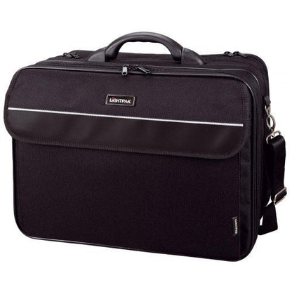 46075 CORNICHE - Business case for 17 inch Laptop, Nylon, Black