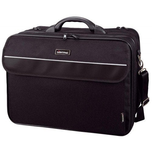 46075 CORNICHE - Business case for 17 inch Laptop, Nylon, Black