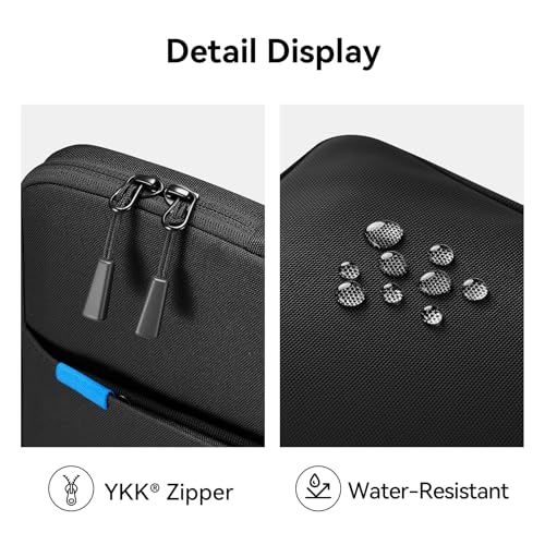 Omnpak Laptop Sleeve for 13" MacBook Air/Pro M5-M1 & Neo A18 Pro | Shockproof Protective Case with Accessory Pocket and YKK Ziper,Water-Resistant, 360° Shockproof Cover - size: 13-inch for MacBook Neo/Air/Pro