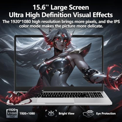 2026 Laptop, 15.6 Inch Laptop Computer with Ryzen 5-5500U Processor (up to 4.0GHz), 16GB RAM 1TB SSD, Win 11 Pro, WiFi 5, BT 5.1, Backlit Keyboard Portable Lap Top for Business