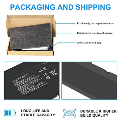 RC30-0196 Laptop Battery for Razer Blade Stealth 2016 v2 2017 i7-7500U i7-8550u 13.3" RZ09-01962W10 RZ09-0239 RZ09-02393E31 RZ09-01962E52 RZ09-01962E53 RZ09-01962E20 RZ09-01962E10 RZ09-01962E12 - size: 11.7*3.9*0.2inch RC30-0196