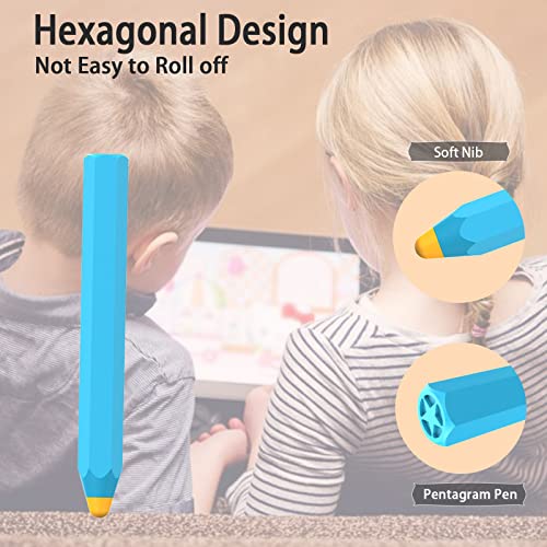 Kenkor Kids Stylus Pen for Touchscreen - Universal Stylus Pen for iPad Pencil, Tablet Pens Compatible with Nintendo Switch 2/iPad/iPhone/Android/Samsung/Kindle/Microsoft/Calendar/Huawei/Kindle - Blue - color: Blue