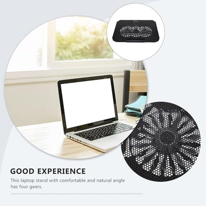 COHEALI Quiet USB-Powered Laptop Radiator Cooler Stand for Notebooks Portable Metal Mesh Cooling Pad with Efficient Heat Dissipation Lightweight Design for Enhanced Laptop Performance